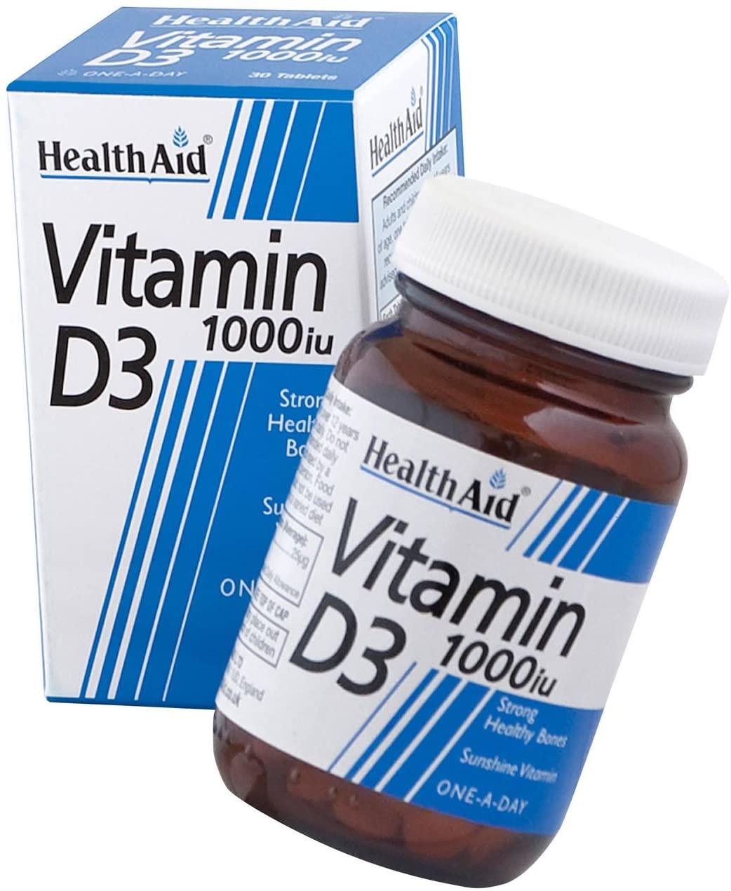 (10 Pack) - HealthAid - Vitamin D3 1000iu | 30's | 10 Pack Bundle