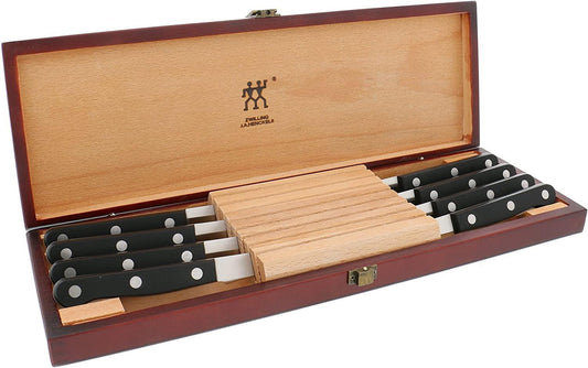 Zwilling J.A. Henckels Twin Gourmet 8-Piece Steak Knife Set with Box