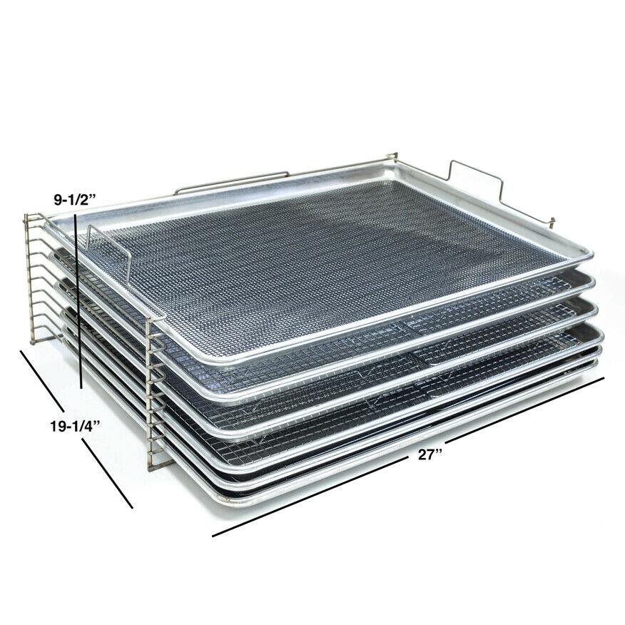 Bull Rack Grill Tray System BR5 Ultimate Package Grilling More Space Smoke Dry