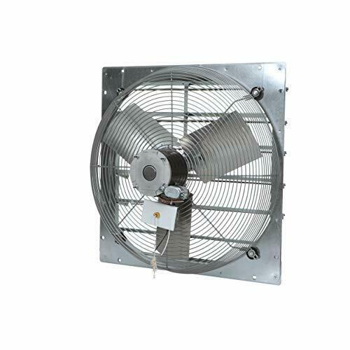 Corporation CE24-DS Exhaust Fan, Single Shutter Mounted Direct Drive 24 Inch