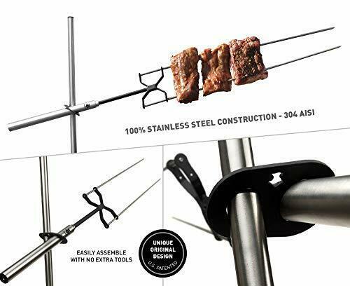 KANKA Grill: Heavy Duty Rotisserie Grill for Home + Portable for the Outdoors...