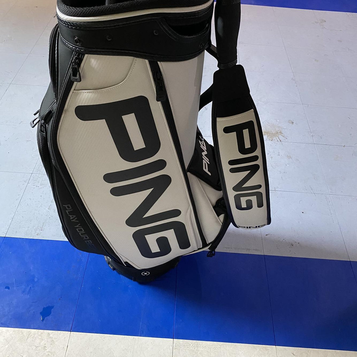 White Unisex Ping Tour Staff Bag