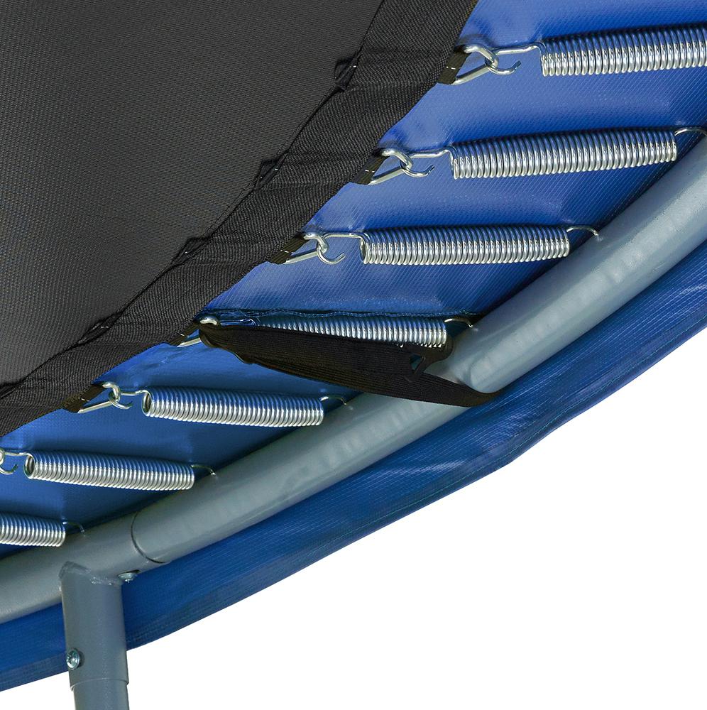Upper Bounce 15-Foot Trampoline, with Enclosure Net, Blue