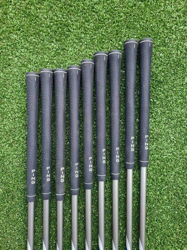 Ping G5 Black Dot 5-W+U+L+S Iron Set, RH, Ping TFC 100i Regular Graphite- Nice!