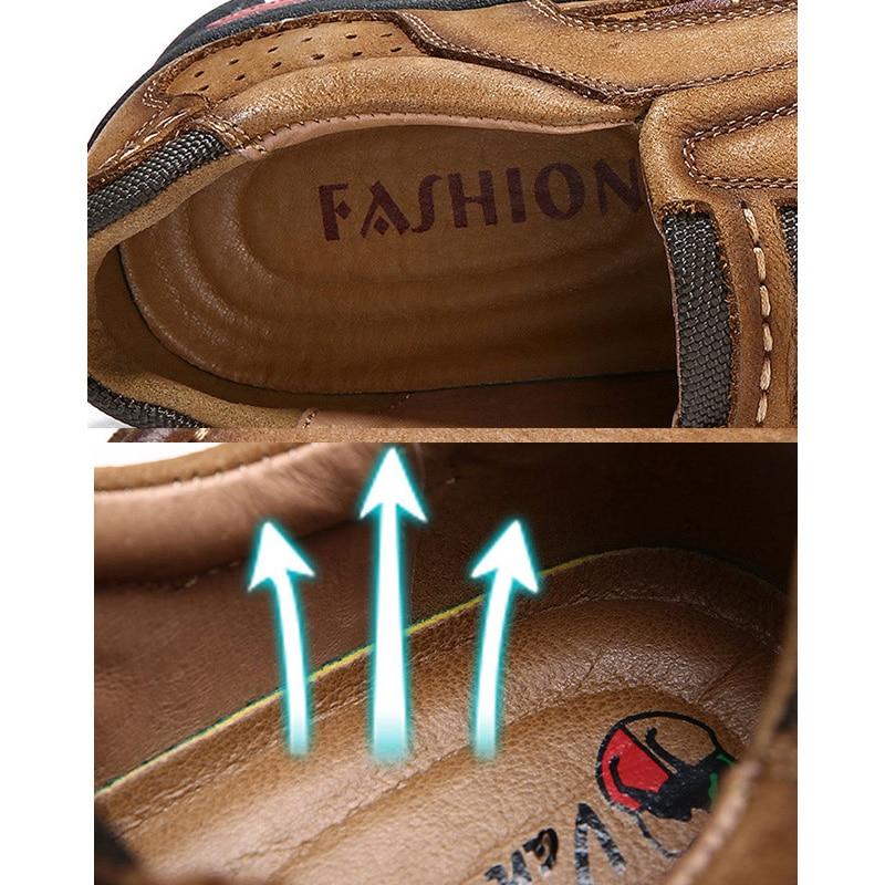 High Quality Men's Comfortable Waterproof Leather Shoes