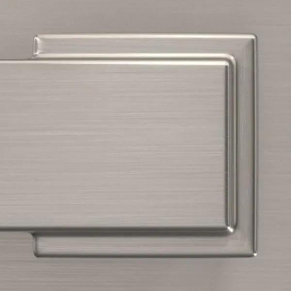 Latitude Satin Nickel Privacy Bed/Bath Door Lever with Collins Trim