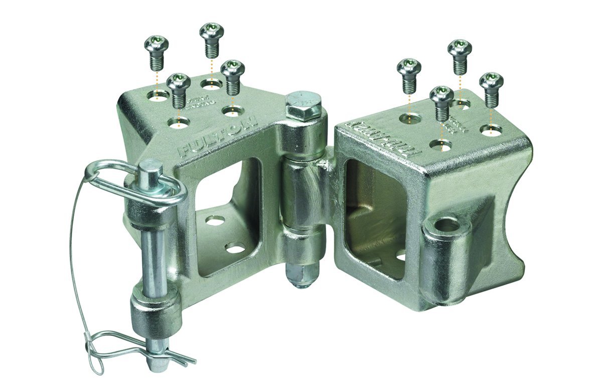 Fulton HDPB330101 Fold-Away Bolt-On Hinge Kit for 3 x 3 Trailer Beam – up to 5,000 lb.GTW