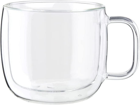 ZWILLING J.A. Henckels Cappuccino Mug Set, Clear