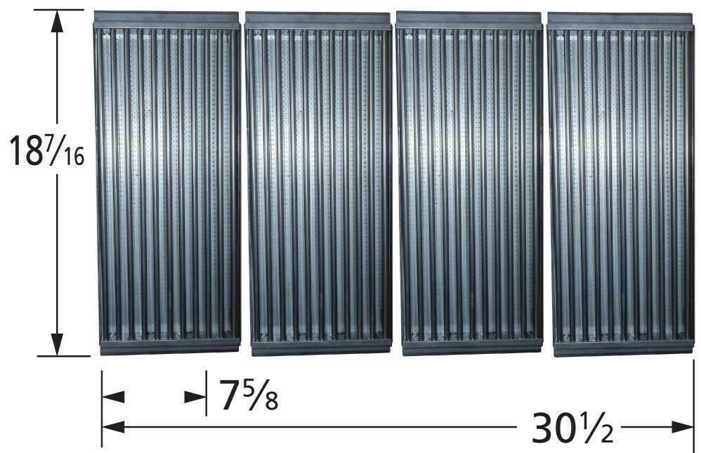 Music City Metals Stamped Stainless Steel Grid-In-Tray Grill Cooking Grid 5S584
