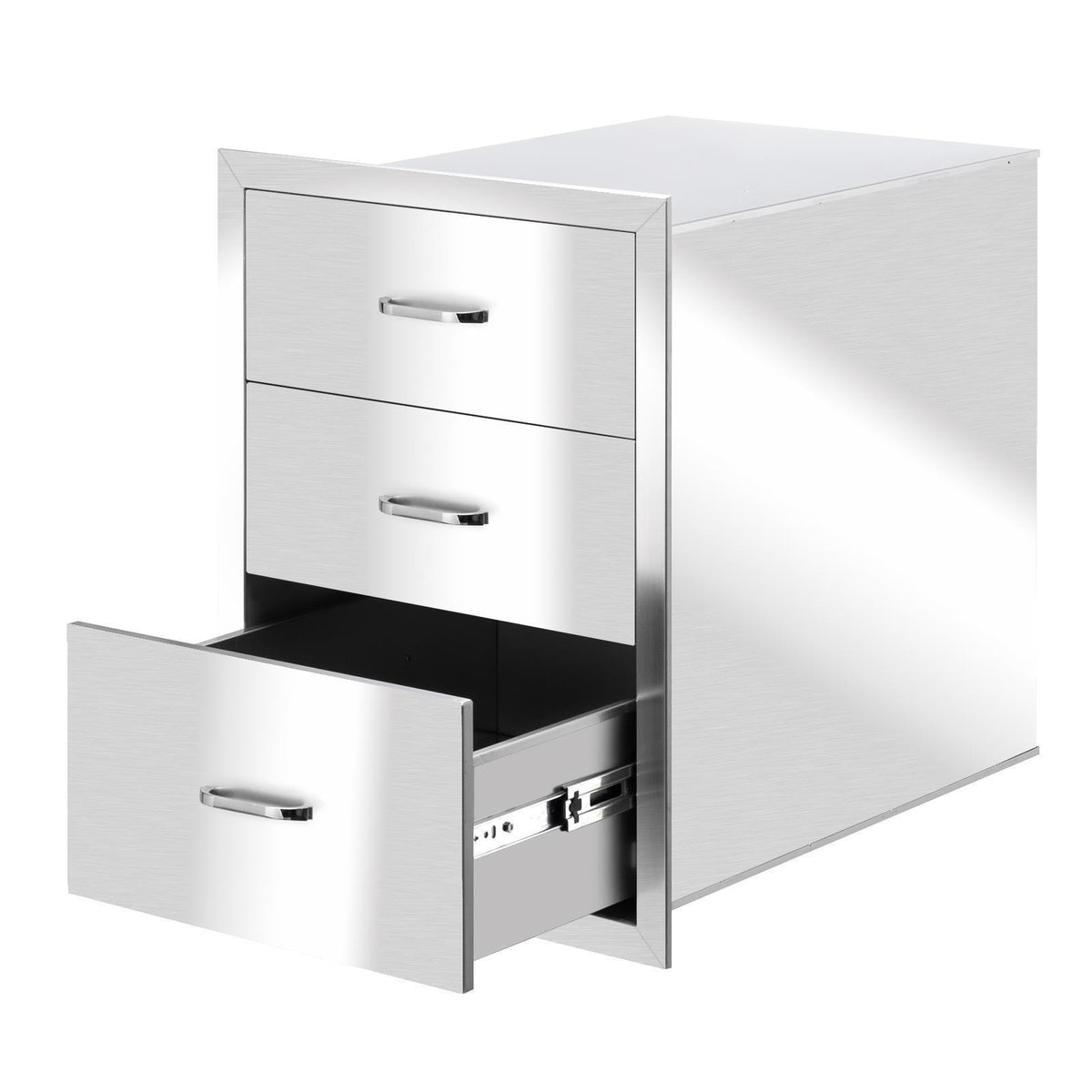 Outdoor Kitchen BBQ Island Components Stainless Steel Drawer Storage Cooking
