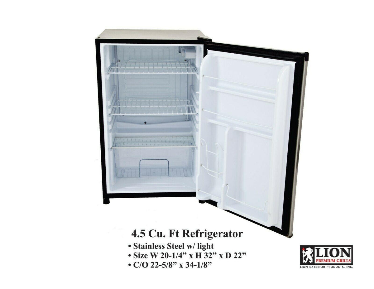 Lion BBQ Combination Door/Drawer and Refrigerator Package Deal