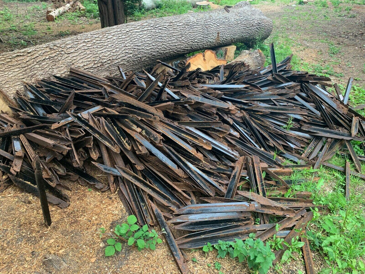 40 x 24” British Army Heavy Duty Metal Stakes Tent Pegs Ground Fence Post spike