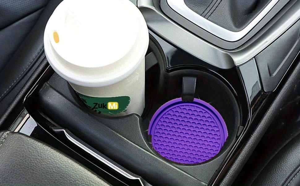 Upgrade Your Car's Interior With 4pcs ZukMi Car Cup Coaster - Anti-Slip & Universal Vehicle Accessories