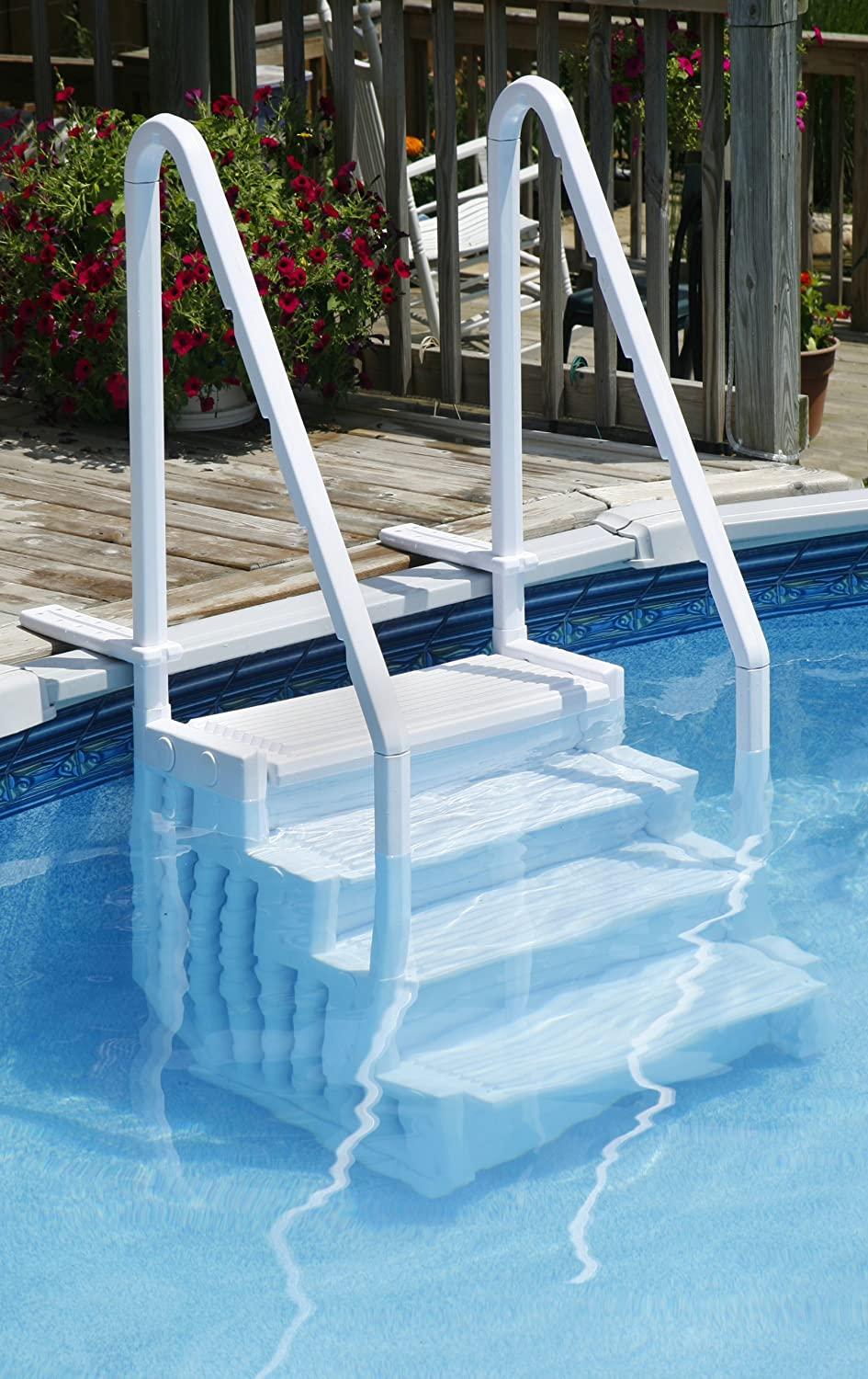 Above Ground Swimming Pool Step to Deck