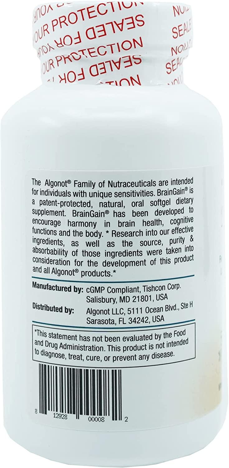 BrainGain 8 btl Package, Formula of Luteolin & Key Ingredients in Olive Pomace Oil with EVOO. Helps Support The Body in Reducing Oxidative Stress & Inflammation While Increasing Cognitive Function