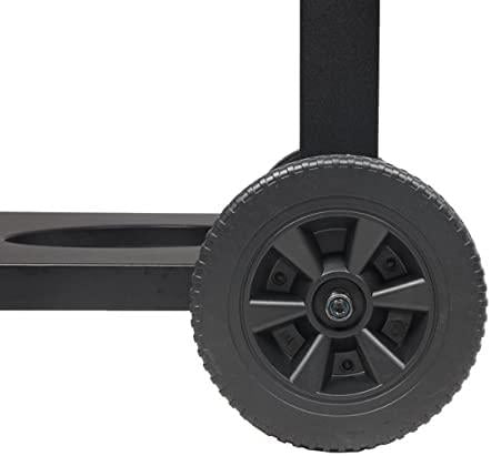 Dual Fuel Gas & Charcoal Combo Grill, Black with Stainless, Stainless Steel (GBC1793W)
