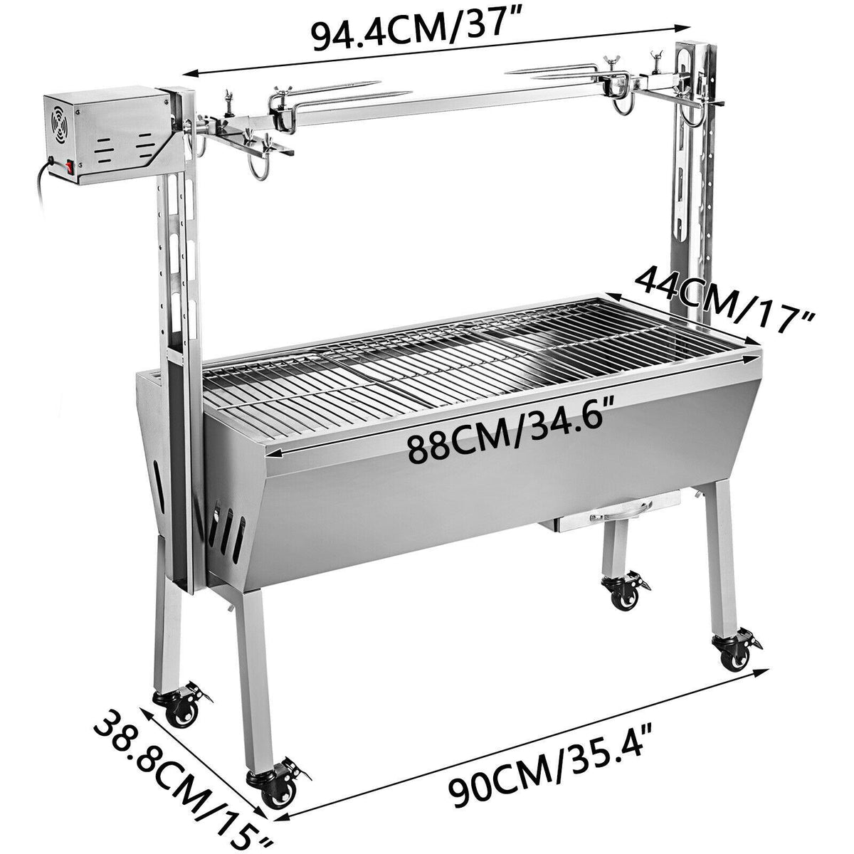 Barbacoa Parrilla Y Asador De Cerdo Pavo Pollo De Hasta 88 lbs
