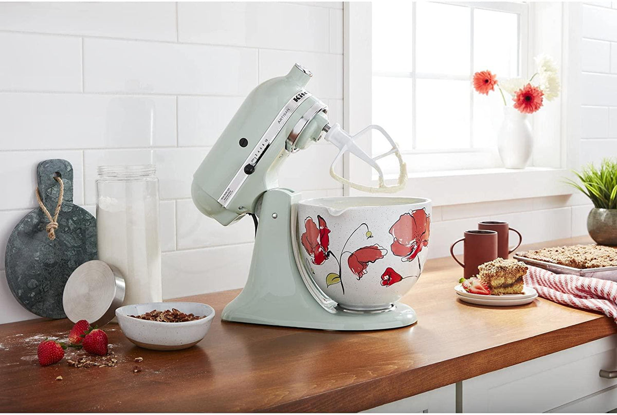KitchenAid 5 Quart Poppy Ceramic Bowl