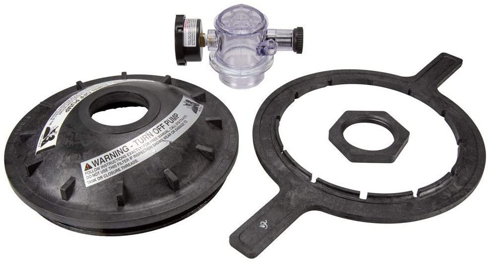 Pentair 154856 8-1/2-inch Black Buttress Thread Closure Replacement Kit Triton Pool and Spa Filter