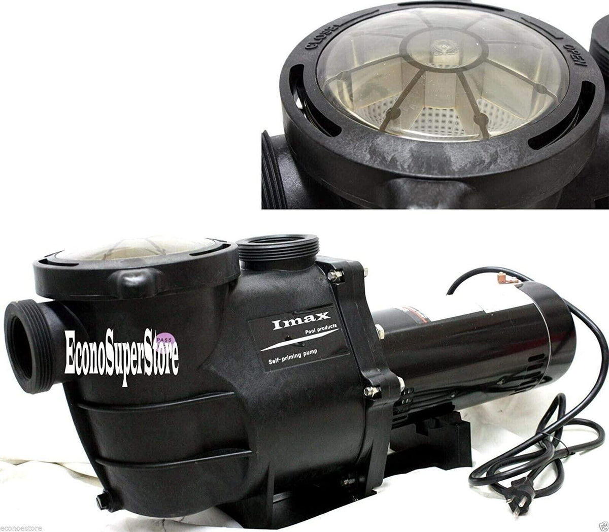 115/230V 2 HP 1500W INGROUND ABOVE GROUND SWIMMING POOL WATER PUMP W/Strainer