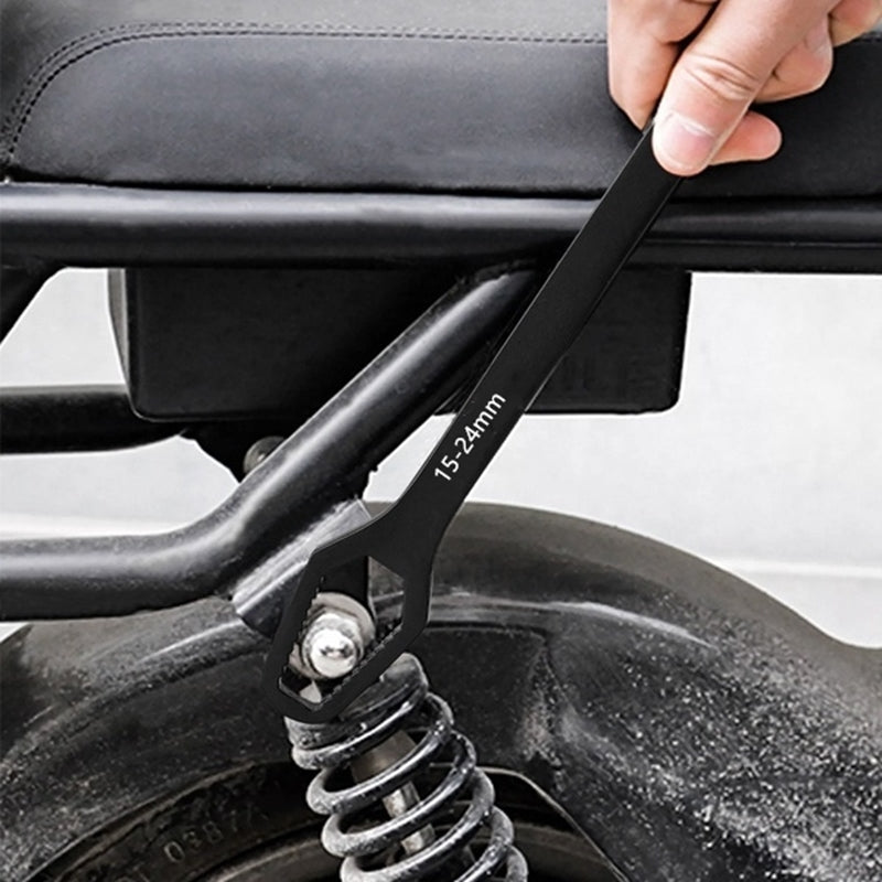 1pc 3-24mm Multi-functional Double Head Wrench Household Tools Universal Self-tightening Adjustable Special-shaped Wrench Portable Hand Tools