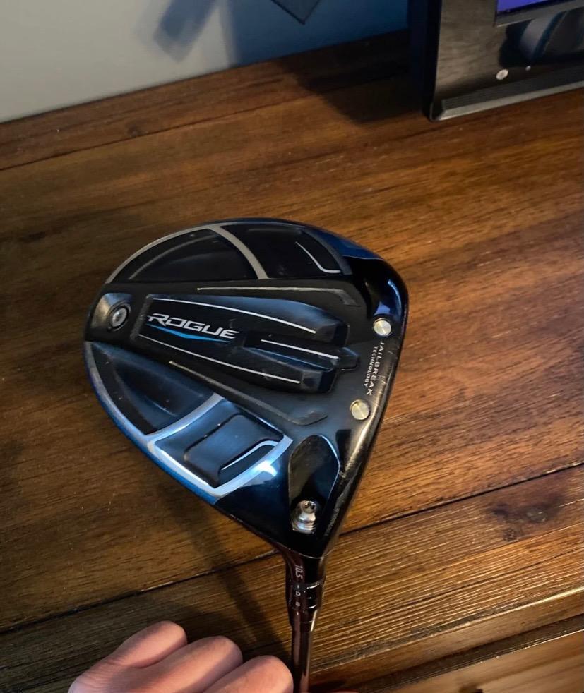 Men's Used Callaway Right Handed Rogue Driver Regular Flex 10.5 Loft