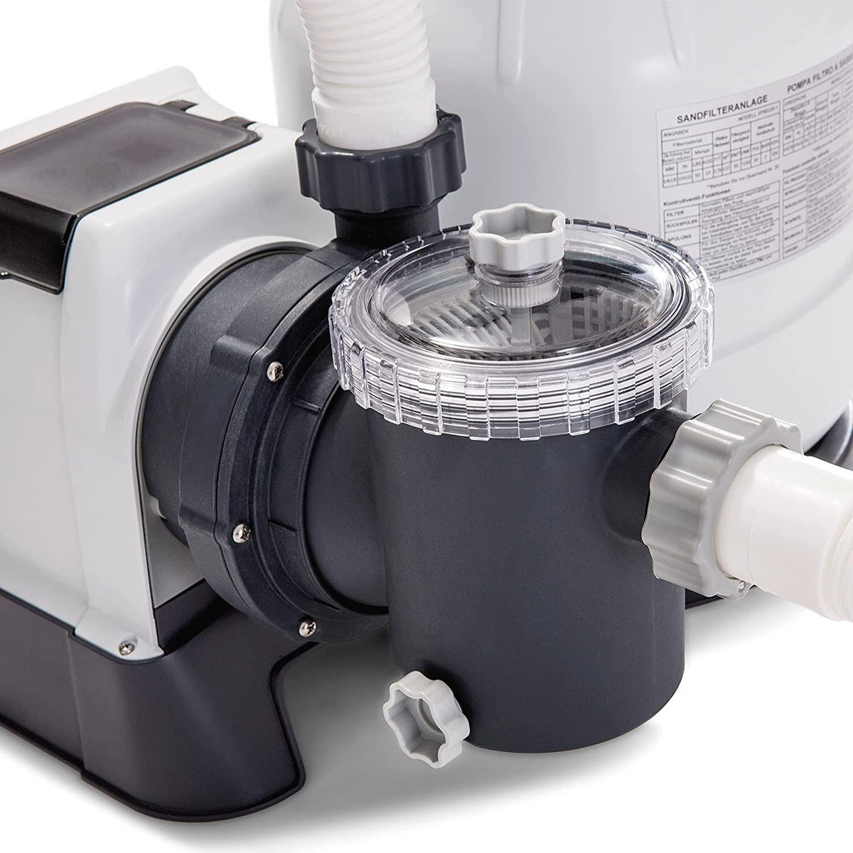26645EG Krystal Clear Sand Filter Pump for Above Ground Pools, 12-inch