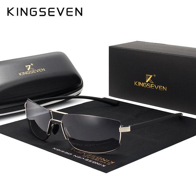 Sunglasses - Brand Design Men Driving Square Frame Polarized Sunglasses
