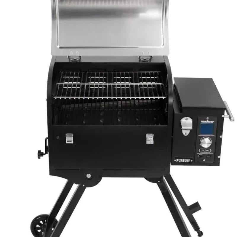 Camp Chef Pellet Grill 39.5 in. x 34 in. Adjustable Air Vent Locking Door Steel