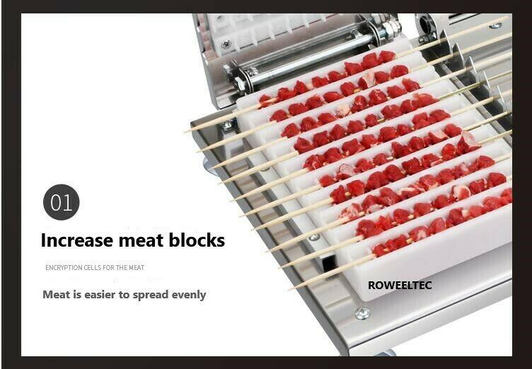 New stainless steel manual doner kebab meat skewer machine T