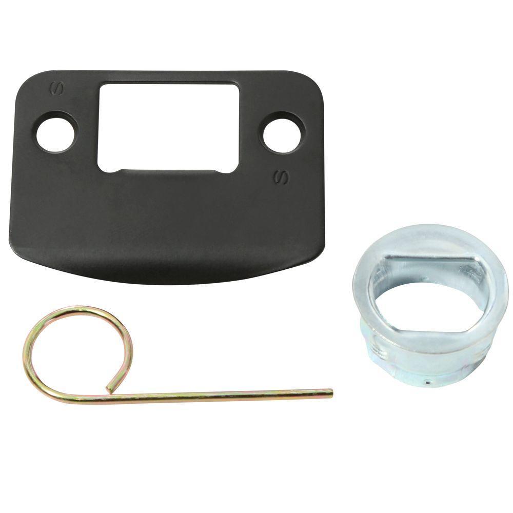 Century Matte Black Electronic Door Lock with Latitude Door Lever