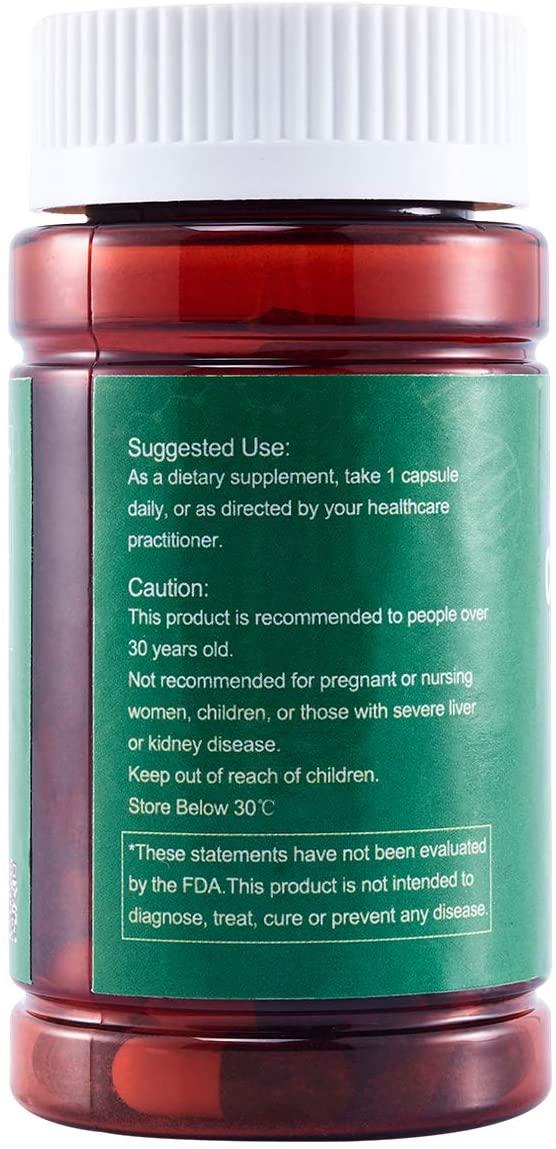 CAW Nano Cycloastragenol 10mg 30 Caps 3 Bottles Anti Aging Telomerase Activation Supplement