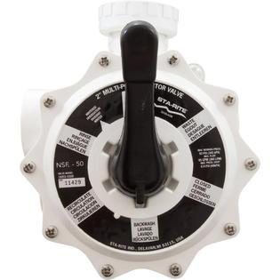 Multiport Valve, Pent System 3 DE, 2" ABS, w/Unions, 6 Pos
