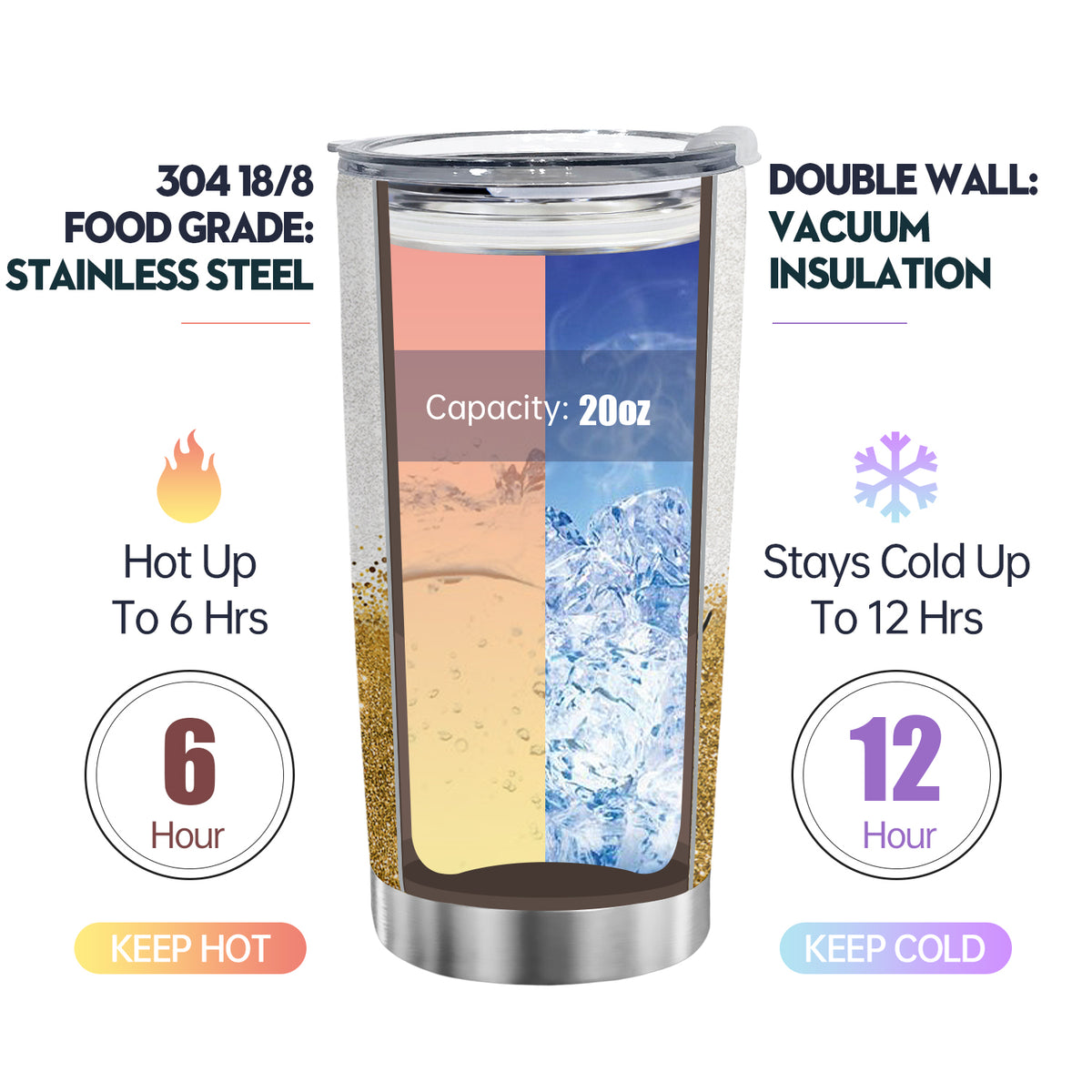 1pc 20oz Glitter Cow Steel Tumbler With Lid, Not Today Heifer, Not My Pasture Not My Bull, Cow Print Mug, Birthday Gifts For Cow Lovers