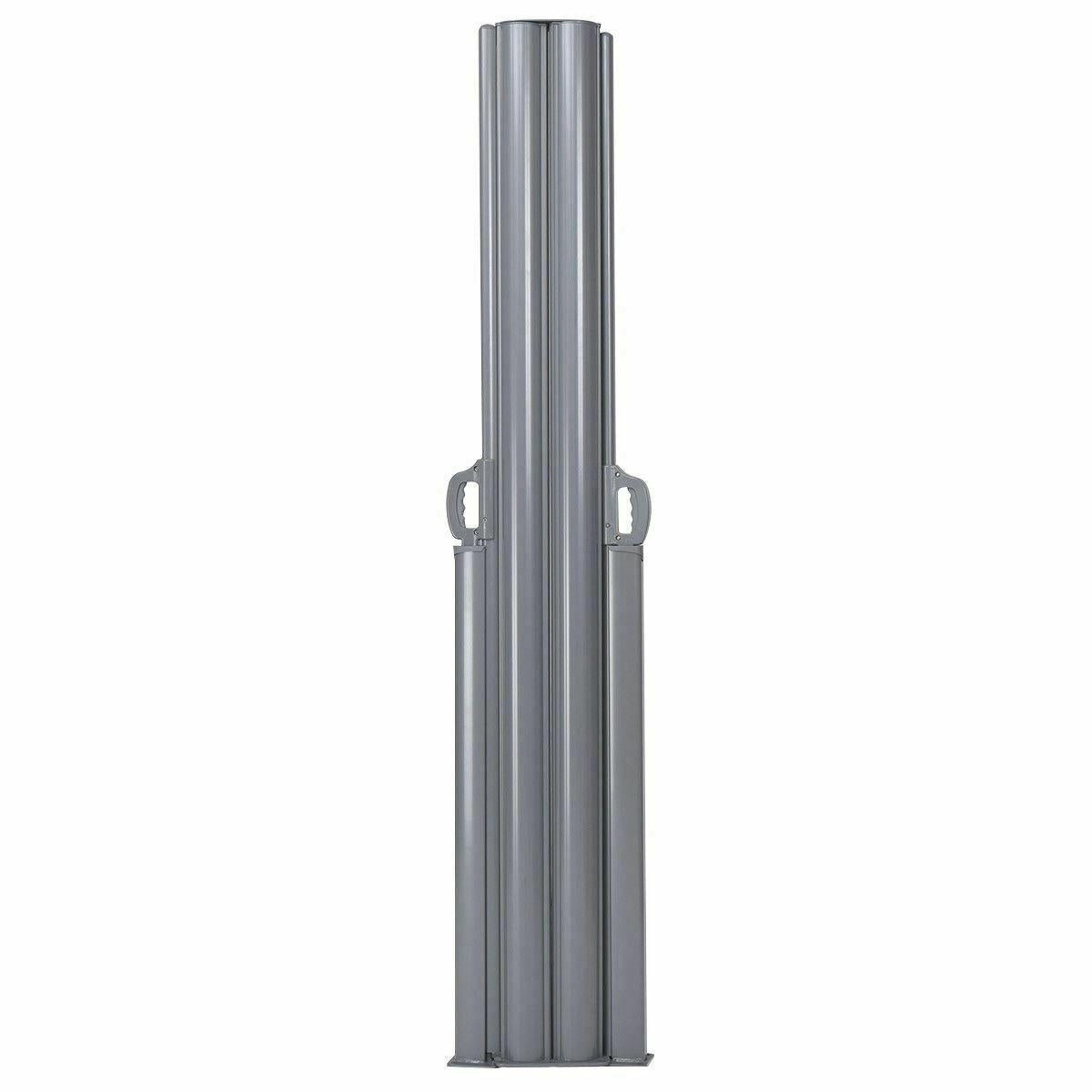 Modern 2 Sides Beige Retractable Privacy Divider Patio/Office Screen