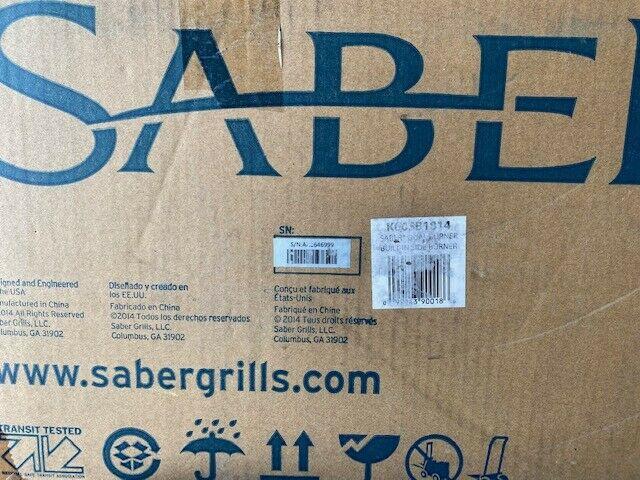 Saber Grills Stainless 18,000 BTU Built-In Natural Gas Double Side Burner (NEW)