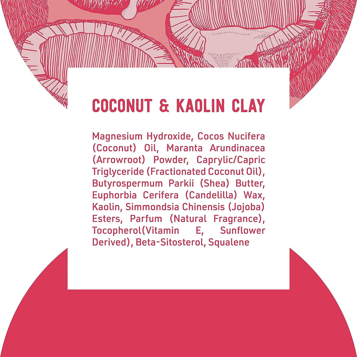 Schmidt's Aluminum Free Natural Deodorant For Women And Men, Coconut & Kaolin Clay With 24 Hour Odor Protection, Certified Natural, Cruelty Free, Vegan Deodorant 2.65oz 2 Pack
