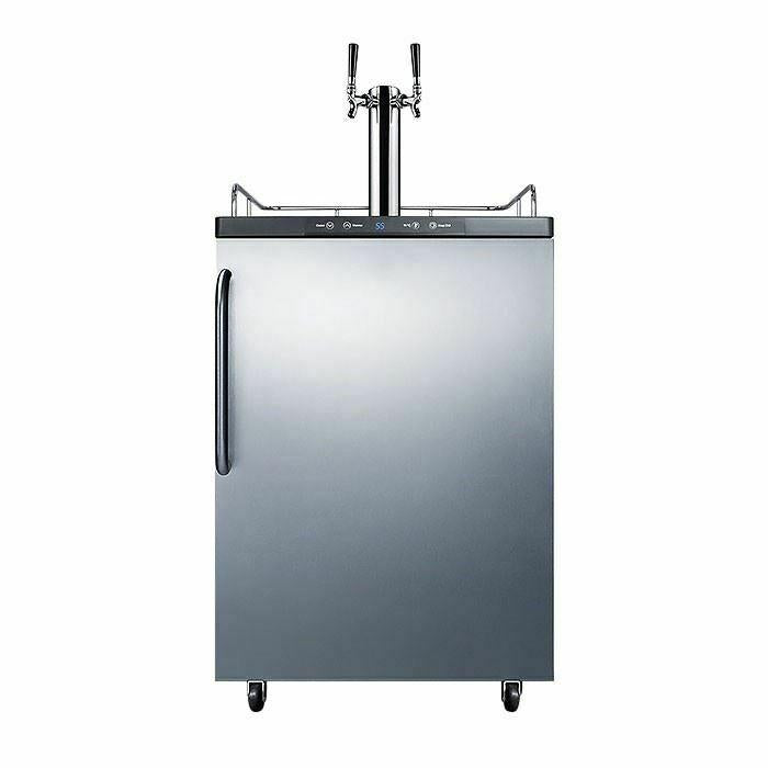 Summit Built-in Residential Beer Dispenser -Stainless SBC635MBISSTBTWIN