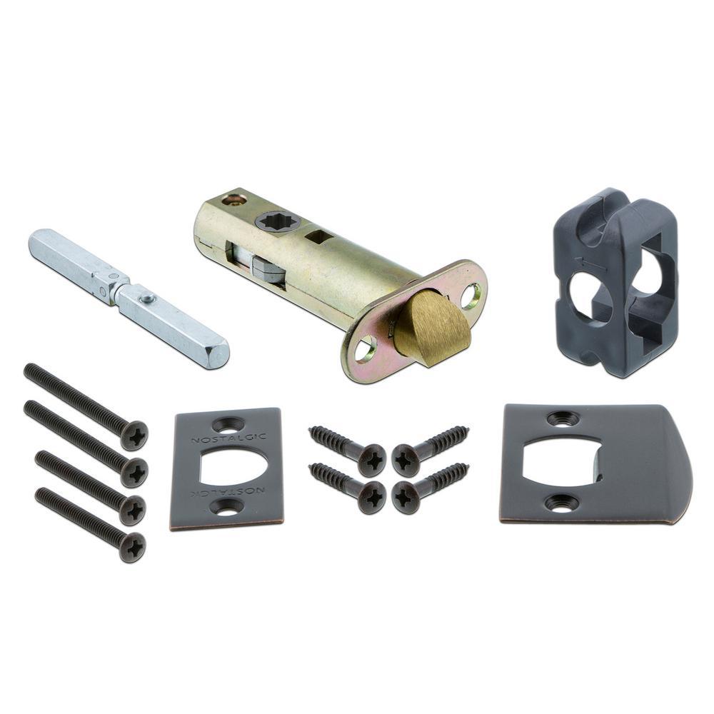 CottaPlate 2-3/8 in. Backset Timeless Bronze PassaHall/Closet Egg and Dart Door Knob