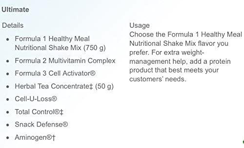 Ultimate program, YOU SELECT FLAVOR!