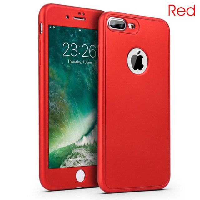 Phone Case - Luxury Soft TPU Silicone 360 Full Cover Cases For iPhone