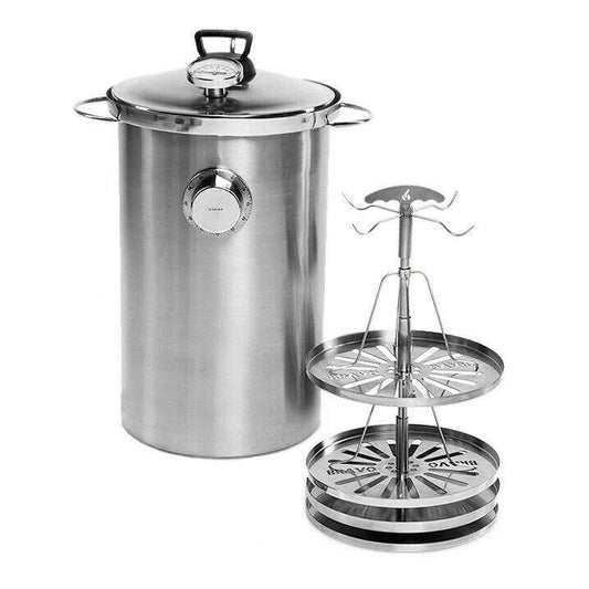 10 / 20 liter Stovetop Smoker 304 Steel with Racks New