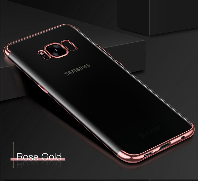 Phone Case - Luxury Ultra Thin Plating Shinning Soft TPU Phone Case For Samsung Galaxy S9/S8/S7 Note 8