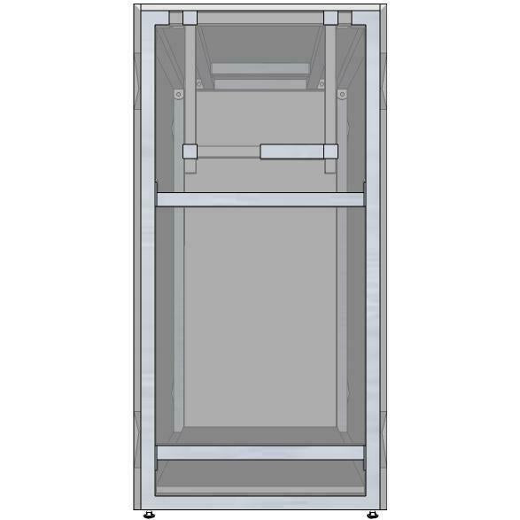 Universal 18-Inch Ready To Finish BBQ Island Appliance And Storage Cabinet