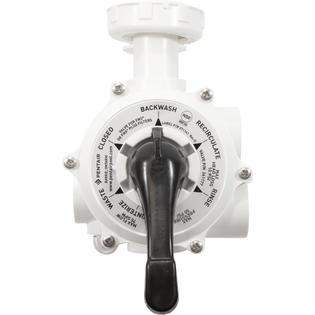 Multiport Valve, Pent DE, Side Mount, 1-1/2", w/Plumb, 6 Pos