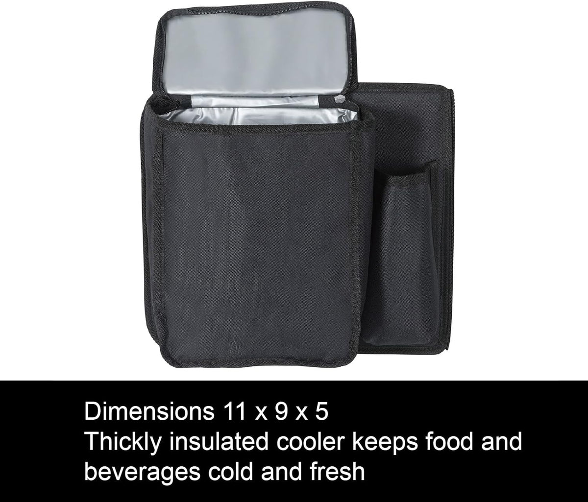 MARKSIGN Deluxe Trunk and Backseat Organizer for Medium or large size SUVs & RVs, Detachable Storage Modules with Built-in Cooler, Patent Pending