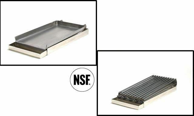 Master Chef Lift-Off 2-Burner Add-On Combination Griddle/Broiler