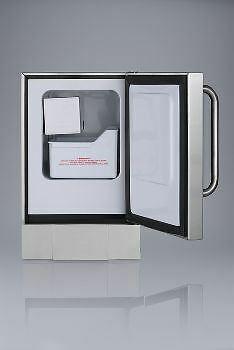 Stainless Steel Beverage With Towel Bar Handle And Lower Base Storage