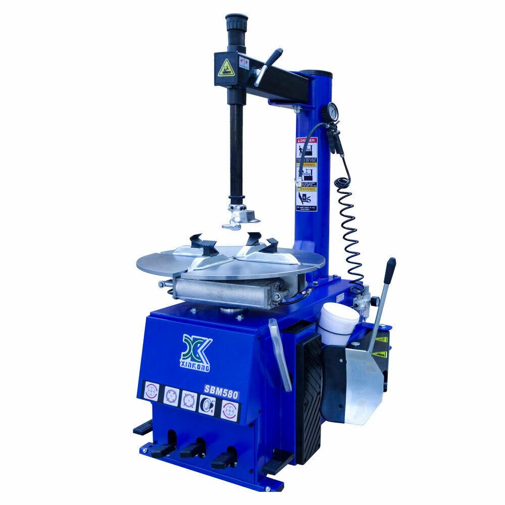 Single 1.5HP Tire Changer Wheel Changers Machine 580 with New Double Foot Pedal