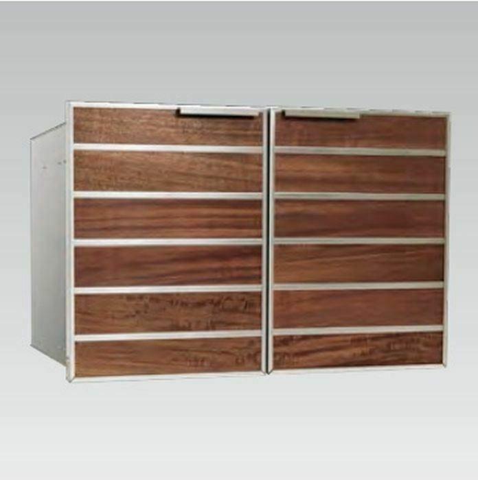 Madera 30x20" Integrated SS and Ipe Horizontal Dry Storage Pantry